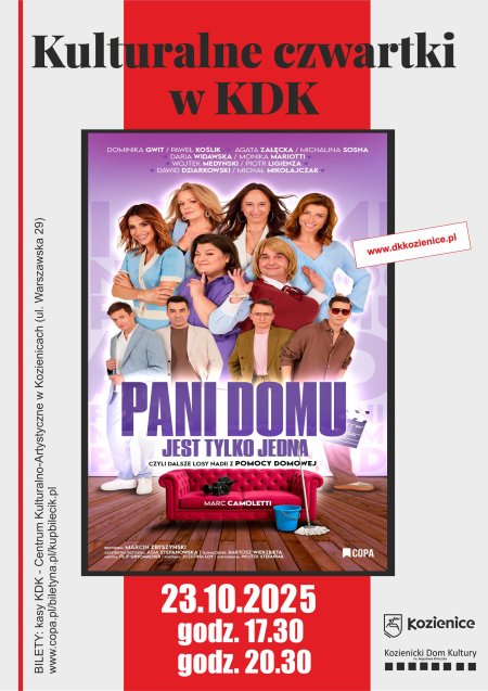 „Pani domu jest tylko jedna” - spektakl komediowy