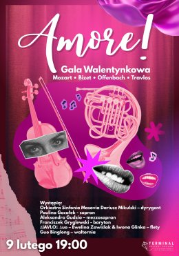 AMORE! – Gala Walentynkowa: Mozart • Bizet • Offenbach • Travlos (koncert)