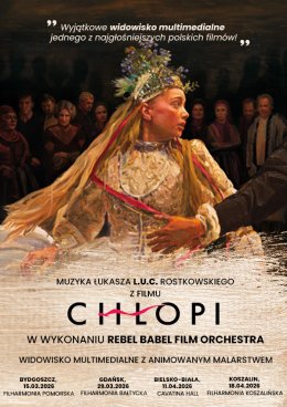 Koncert multimedialny "Muzyka z filmu Chłopi" na żywo z animowanym malarstwem