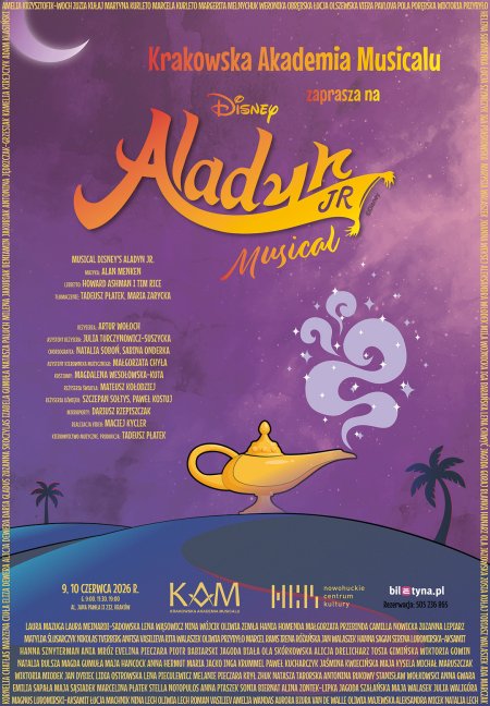 ALADYN JR. - musical Krakowskiej Akademii Musicalu