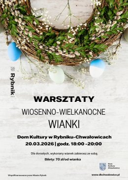 Warsztaty "Wiosenno-wielkanocne wianki"