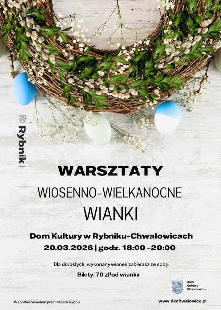 Warsztaty "Wiosenno-wielkanocne wianki"