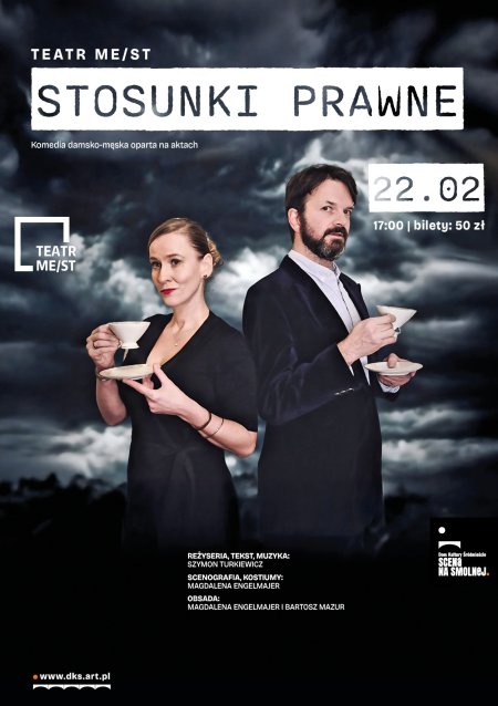 Teatr ME/ST "Stosunki prawne" komedia damsko-męska