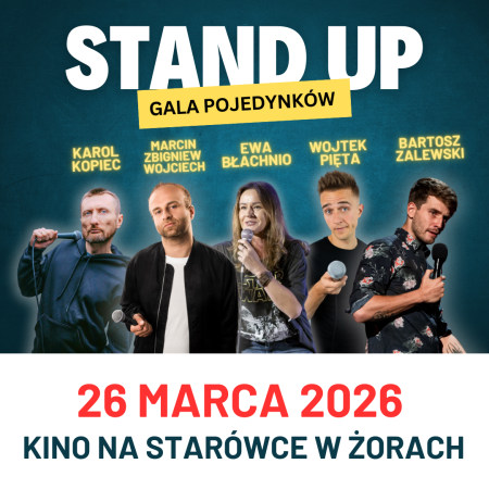 Gala pojedynków stand-up: Błachnio, Wojciech, Zalewski, Kopiec, Pięta