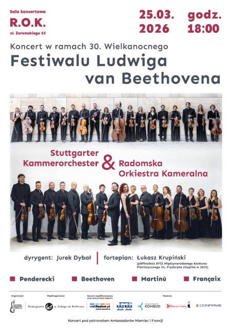 30. Wielkanocny Festiwal Ludwiga van Beethovena 2026