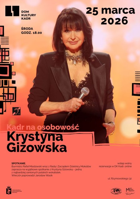 Kadr na osobowość: Krystyna Giżowska