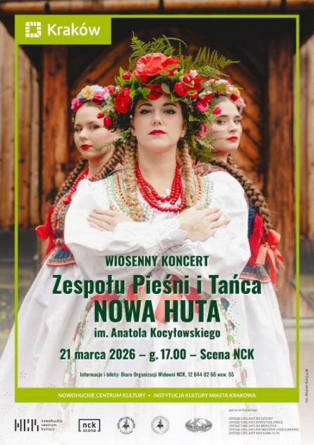 KONCERT WIOSENNY – ZESPÓŁ PIEŚNI I TAŃCA NOWA HUTA