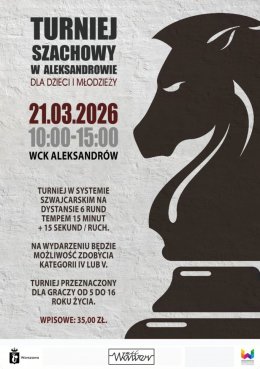 Turniej szachowy dla juniorów do lat 16