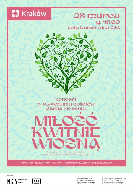 Studio Piosenki NCK – koncert „Miłość kwitnie wiosną”