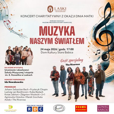 Muzyka naszym światłem - koncert z okazji Dnia Matki 
