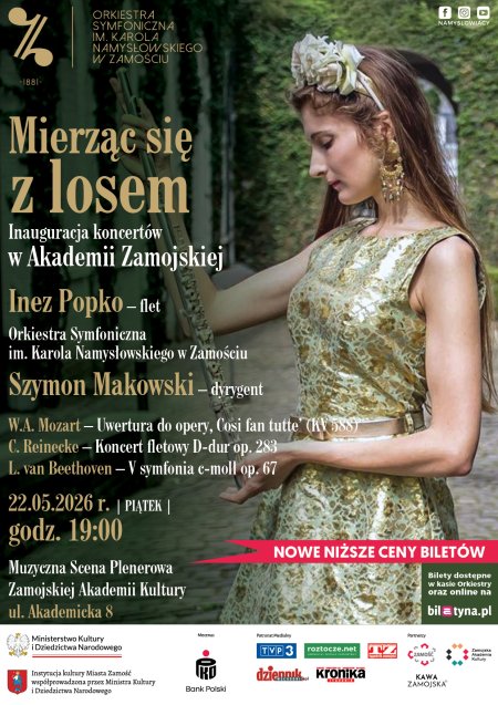 "Mierząc się z losem" - Inauguracja koncertów w Akademii Zamojskiej - Inez Popko, Szymon Makowski