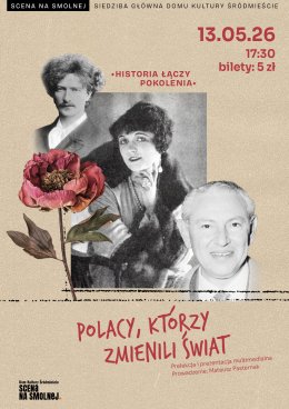 "Polacy, którzy zmienili świat" prelekcja Mateusz Pasternak HISTORIA ŁĄCZY POKOLENIA