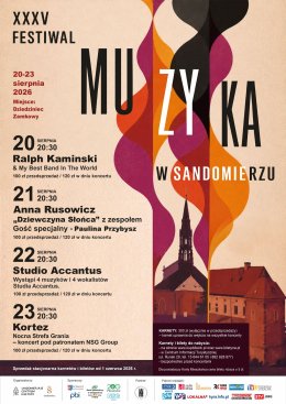 XXXV Festiwal Muzyka w Sandomierzu