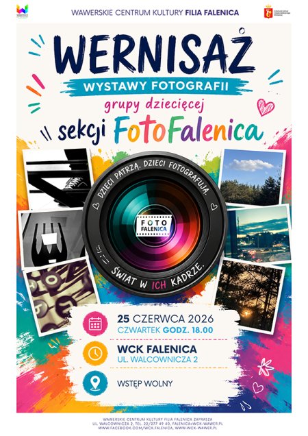 Wernisaż wystawy fotografii dziecięcej sekcji FotoFalenica