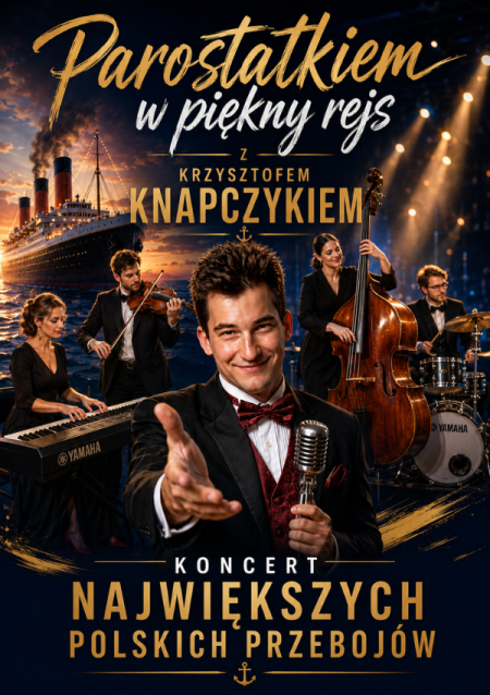 Parostatkiem w piękny rejs z Krzysztofem Knapczykiem
