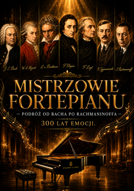 Mistrzowie Fortepianu – Podróż od Bacha po Rachmaninoffa