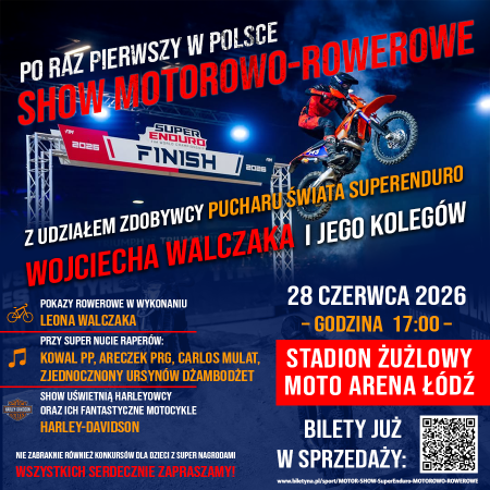 MOTOR SHOW SuperEnduro MOTOROWO-ROWEROWE