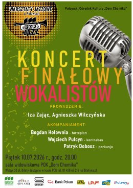 Koncert Finałowy Wokalistów Warsztatów Jazzowych sPOKo Jazz Puławy 2026