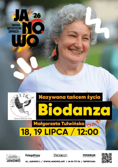 Warsztaty taneczne Biodanza - Małgorzata Tulwińska