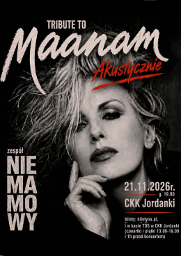 Maanam akustycznie -Tribute to- trasa jubileuszowa Nie Ma Mo Wy