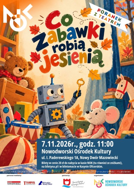 PORANEK Z TEATREM: „Co zabawki robią jesienią"
