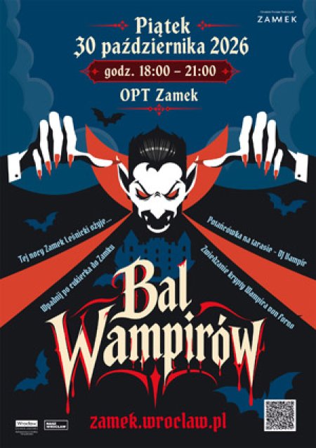 BAL WAMPIRÓW W NAWIEDZONYM ZAMKU LEŚNICKIM.