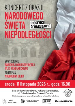 Koncert z okazji Narodowego Święta Niepodległości