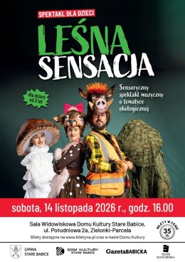 Leśna sensacja | Sensoryczny spektakl muzyczny o tematyce ekologicznej