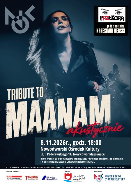 KONCERT ZADUSZKOWY: PRZEKORA Tribute to Maanam (gość specjalny: Krzesimir Dębski)