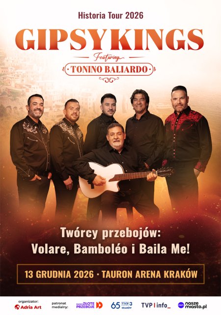 Gipsy Kings feat. Tonino Baliardo - Historia Tour 2026