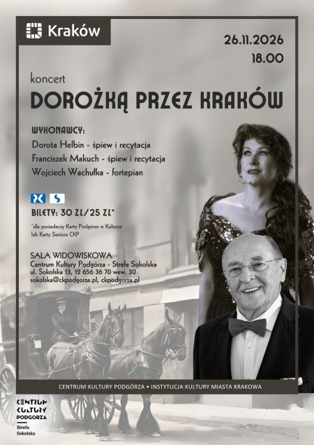Koncert: „Dorożką przez Kraków”
