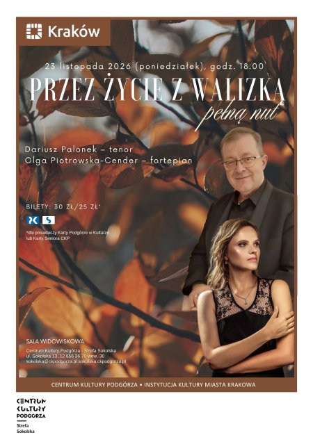 Koncert: „Przez życie z walizką pełną nut”