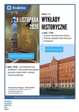 Wykłady historyczne z cyklu "Oczami archeologa"