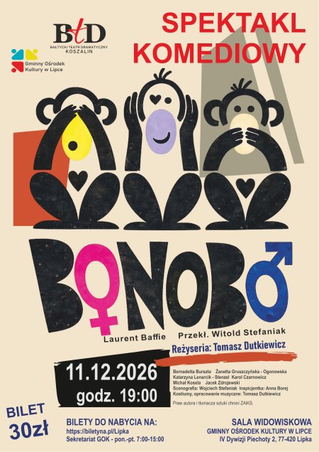 SPEKTAKL KOMEDIOWY "BONOBO"