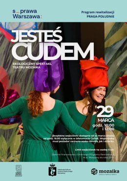 „Jesteś cudem!” – ekologiczny spektakl Teatru Mozaika