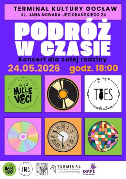 PODRÓŻ W CZASIE: Chór Dziecięcy MILLE VOCI i Grupa Wokalna TIES (koncert familijny)